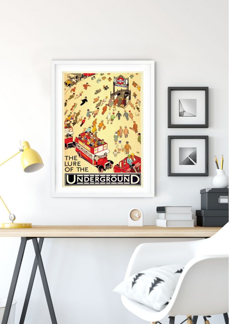 London Underground Travel Retro Giclee Poster  Travel Posters Wall Art  & Prints from Vintiko