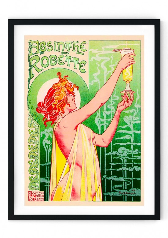 Absinthe Robette Retro Giclee Poster