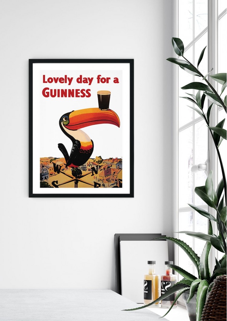 Guinness Retro Giclee Poster