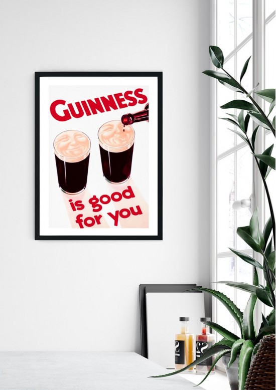 Guinness #2 Retro Giclee Poster