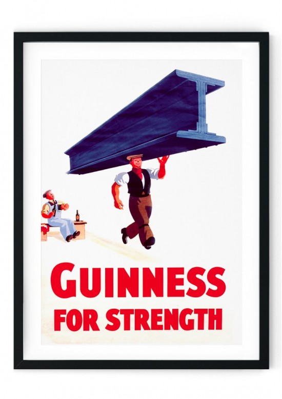 Guinness #3 Retro Giclee Poster