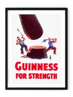 Guinness #4 Retro Giclee Poster