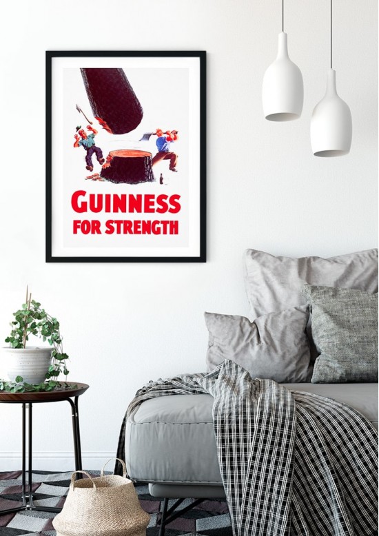 Guinness #4 Retro Giclee Poster