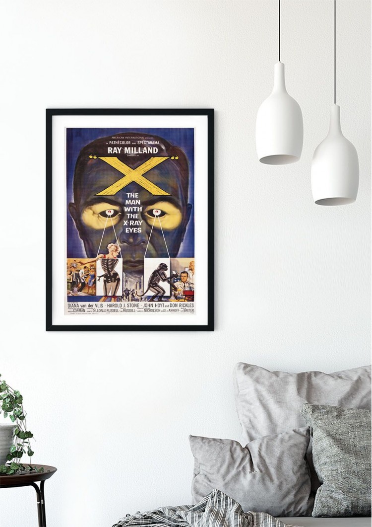 The Man with the X-Ray Eyes Retro Film Poster The Man with the X-Ray Eyes Retro Film Poster