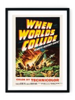 When Worlds Collide Retro Film Poster