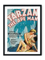 Tarzan Retro Film Poster