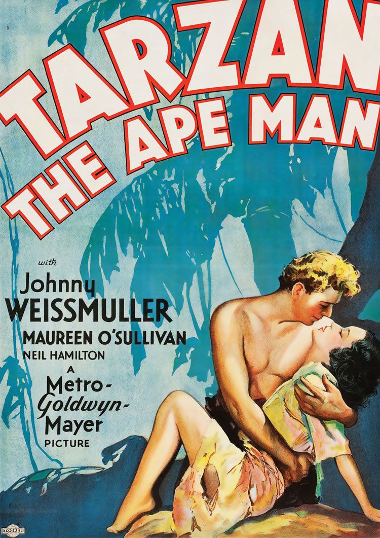 Tarzan Retro Film Poster Tarzan Retro Film Poster
