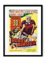 Robot Monster Retro Film Poster