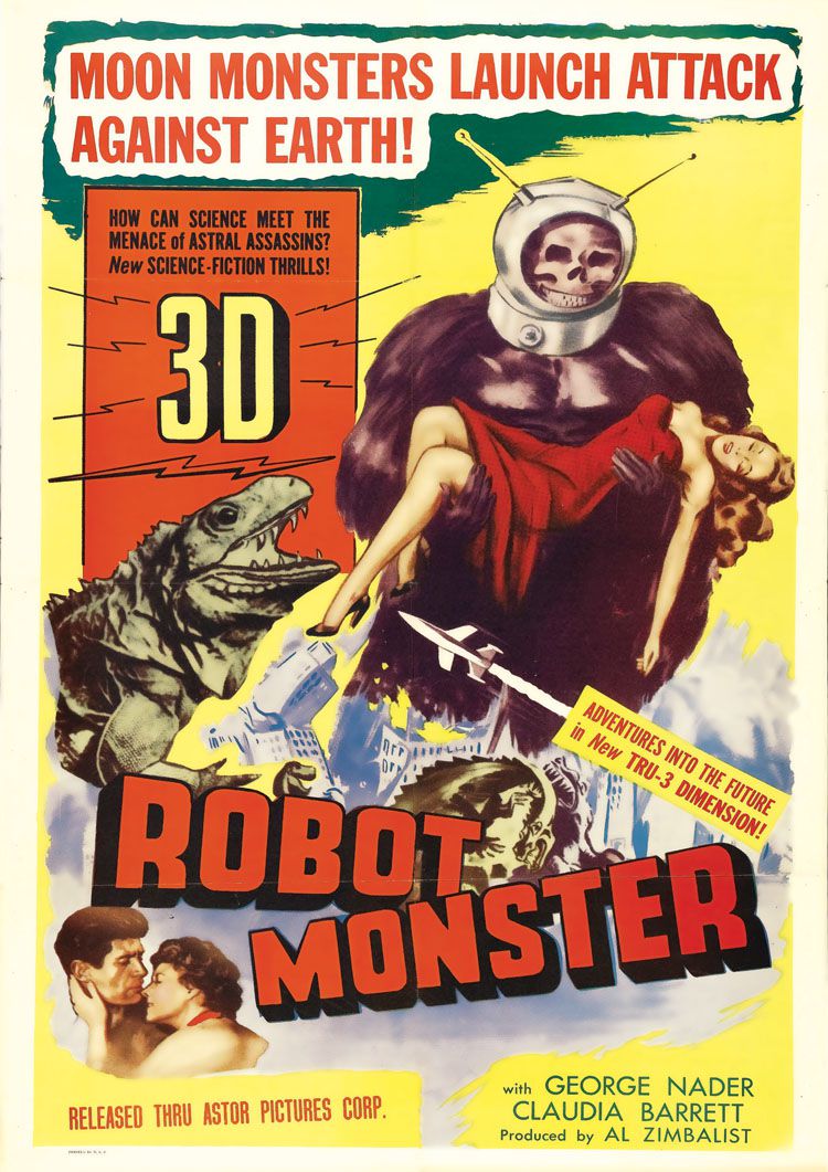 Robot Monster Retro Film Poster Robot Monster Retro Film Poster
