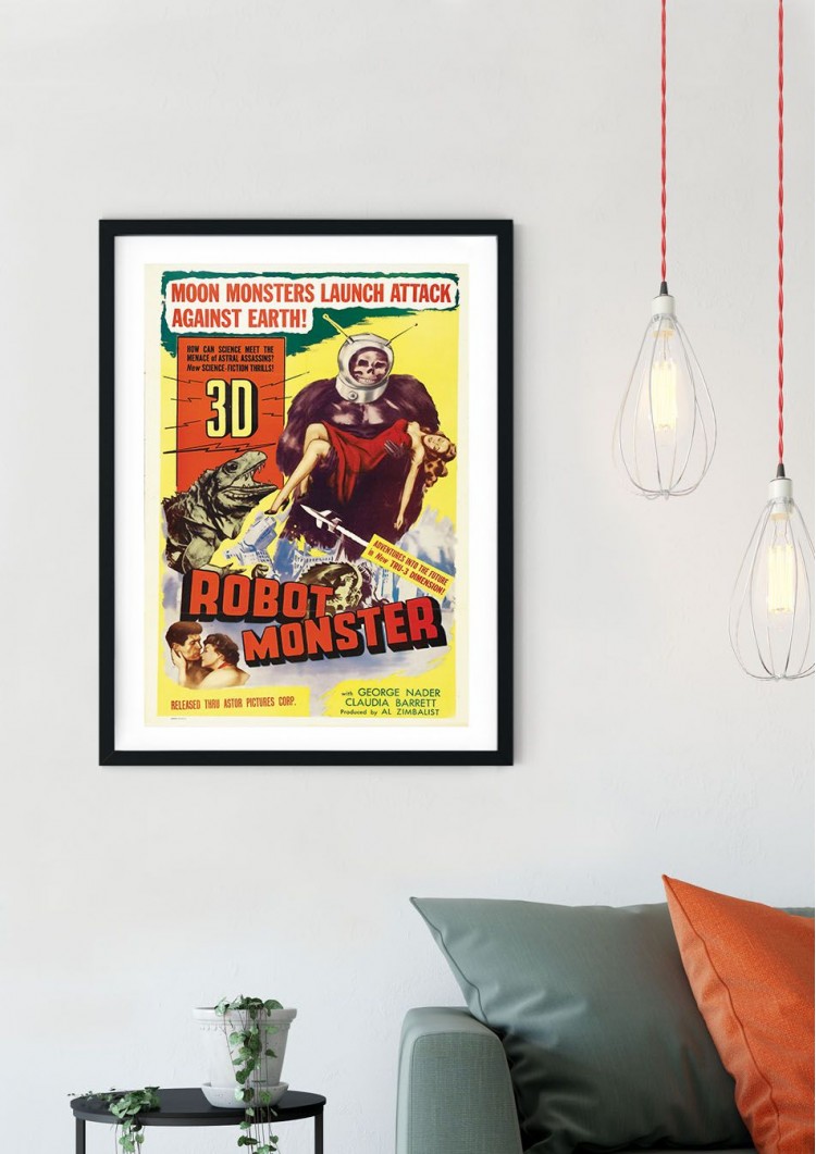 Robot Monster Retro Film Poster Robot Monster Retro Film Poster