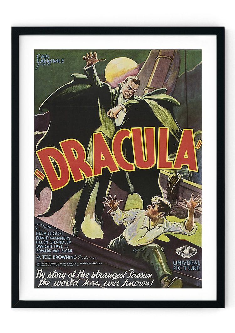 Dracula Retro Film Poster