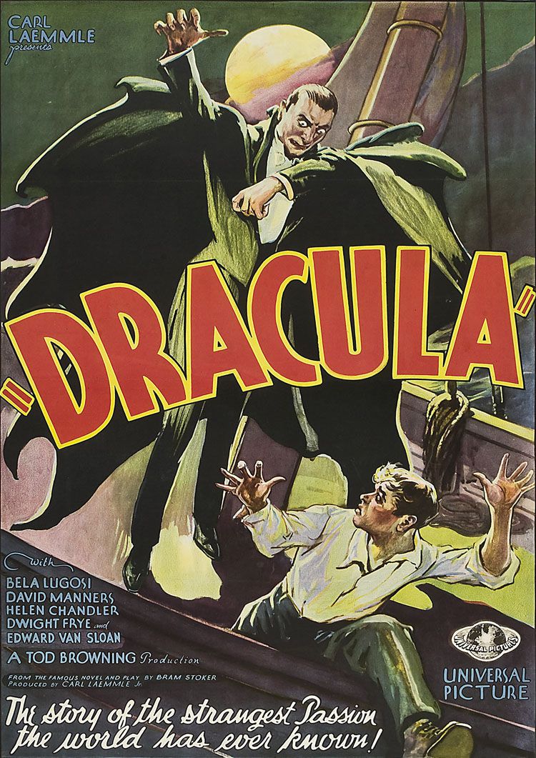 Dracula Retro Film Poster Dracula Retro Film Poster