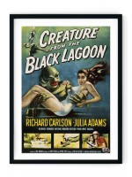 Creature from the Black Lagoon Retro Film Poster