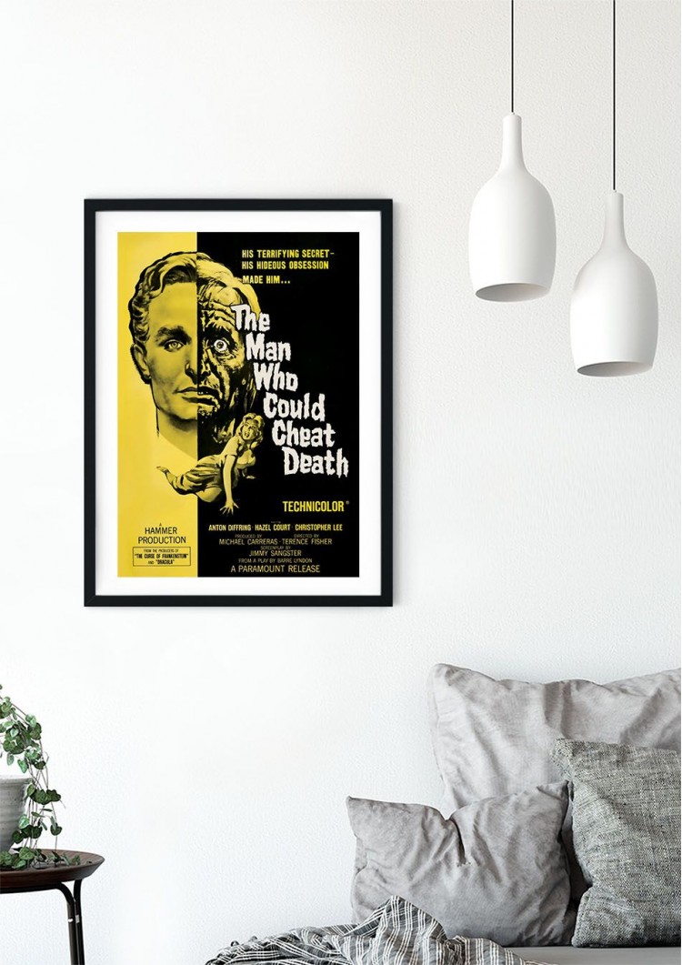 The Man Who Could Cheat Death Retro Film Poster