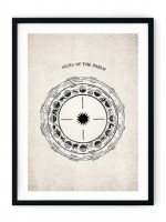 Astrology Star Sign Giclee Print
