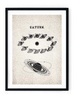 Saturn Orbit Giclee Print