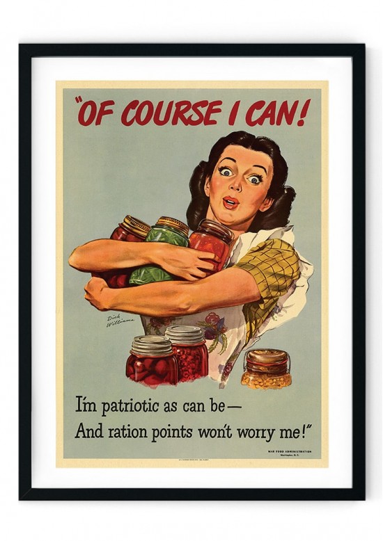 Ration Points War Giclee Poster