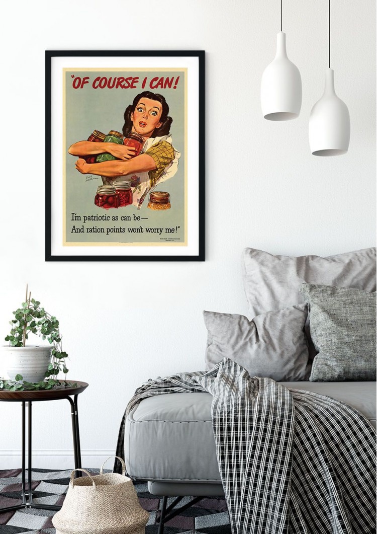 Ration Points War Giclee Poster
