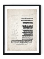 Roman Architecture Multi Dentil Giclee Print