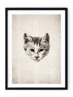 Cat Face Giclee Print