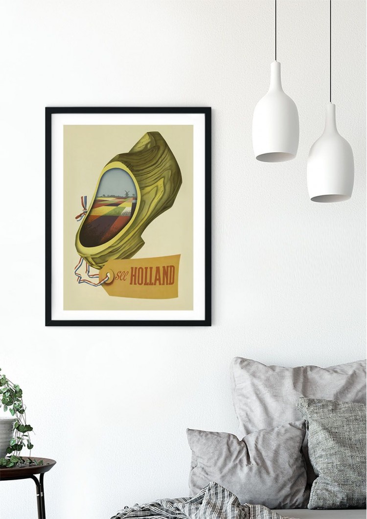 Holland Travel Retro Giclee Poster