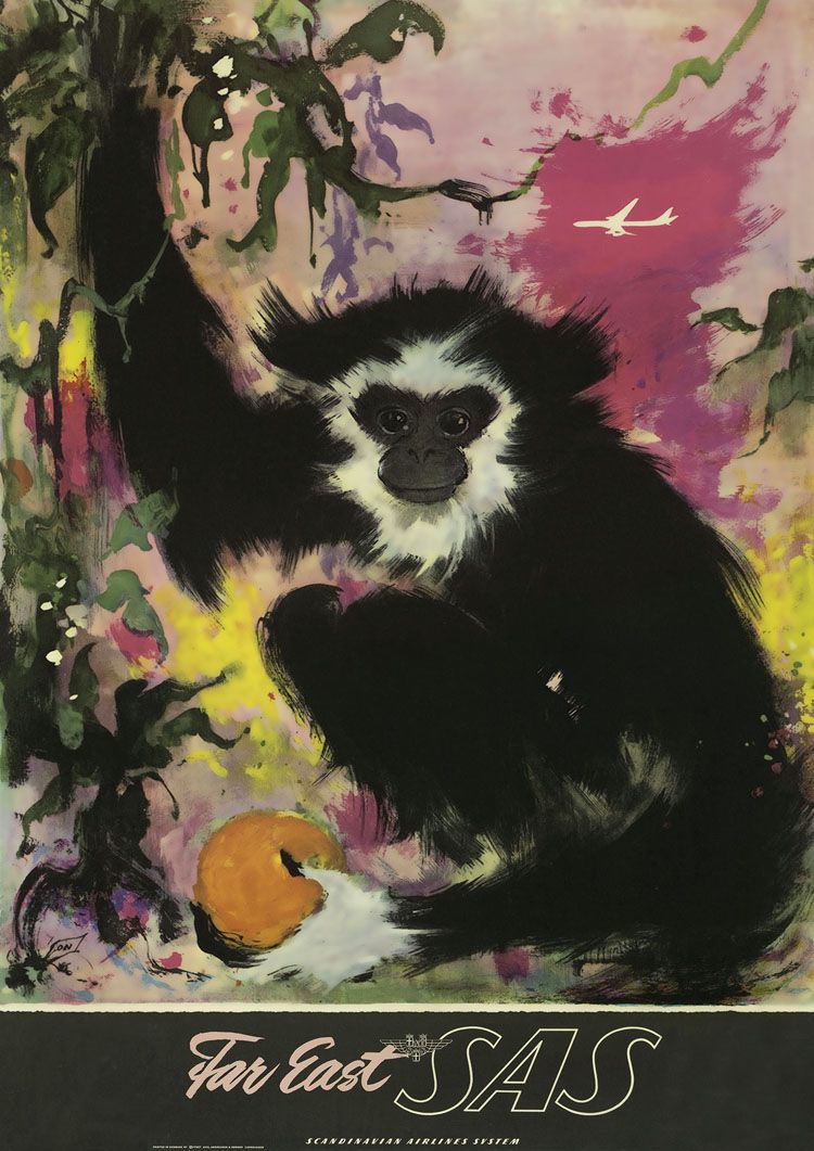 South-east Asia Travel Retro Giclee Poster South-east Asia Travel Retro Giclee Poster