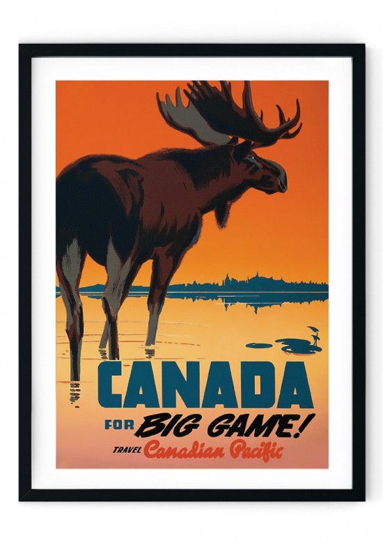 Canada Travel Retro Giclee Poster