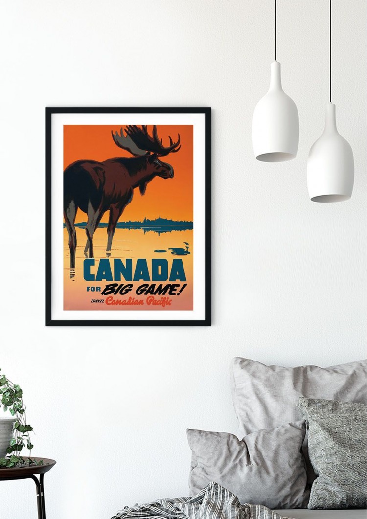Canada Travel Retro Giclee Poster