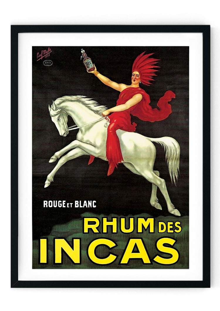 Rum Alcoholic Drink Retro Giclee Poster