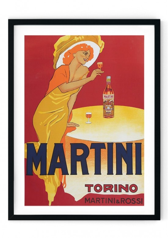 Martini Retro Giclee Poster