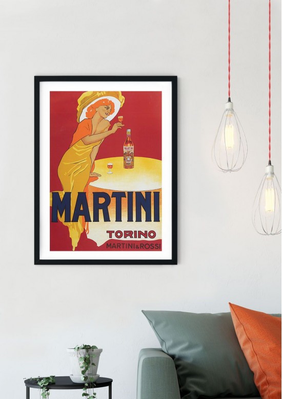 Martini Retro Giclee Poster