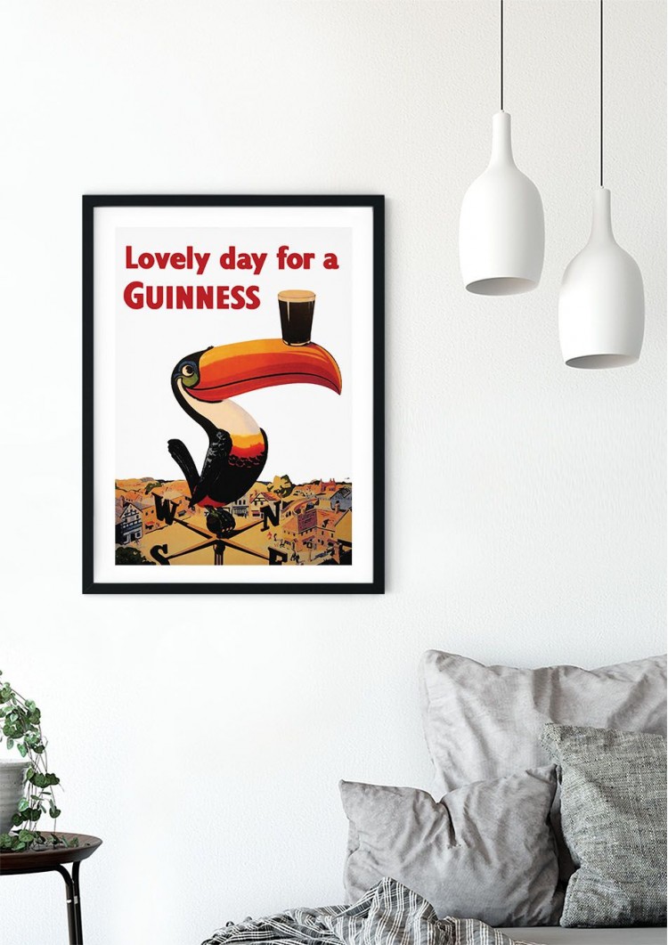 Guinness Retro Giclee Poster