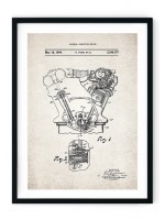 Engine Patent Giclee Print