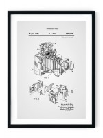 Vintage Camera Patent Giclee Print