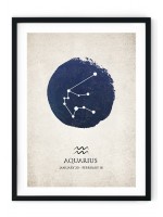 Aquarius Star Sign Giclee Print