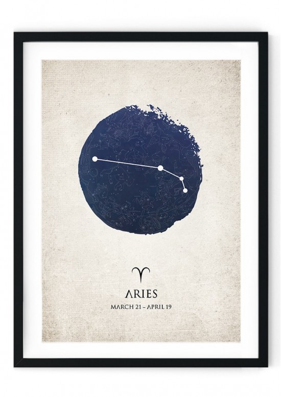 Aries Star Sign Giclee Print