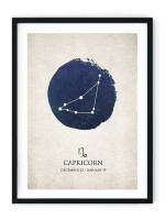 Capricorn Star Sign Giclee Print