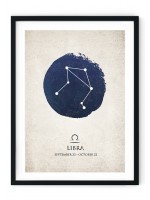 Libra Star Sign Giclee Print